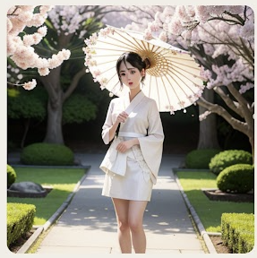 日本人　かわいい　若い女性 AI画像生成イラスト