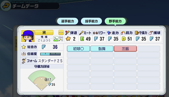 パワフルプロ野球栄冠ナイン クロスロード 3年目10月地区大会2回戦6
