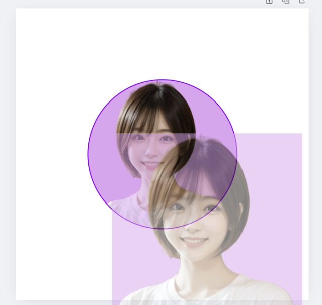 CANVAで画像を丸抜き3