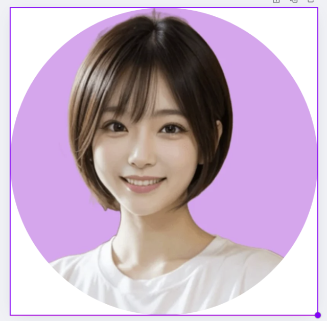 CANVAで画像を丸抜き4