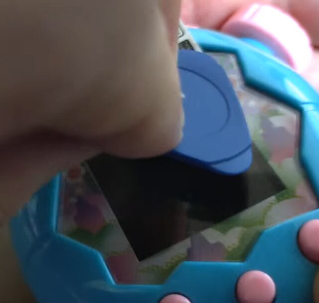 ヘラを使って空気を抜く3