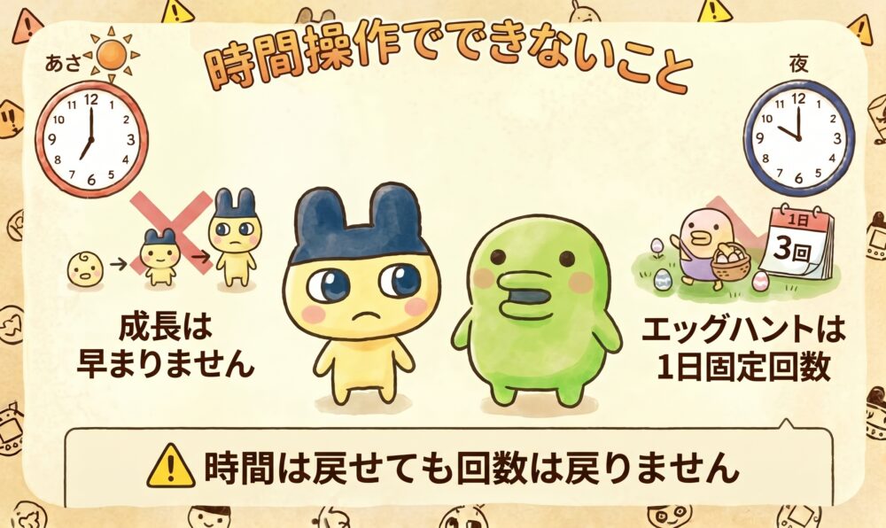 時間操作でできないこと2